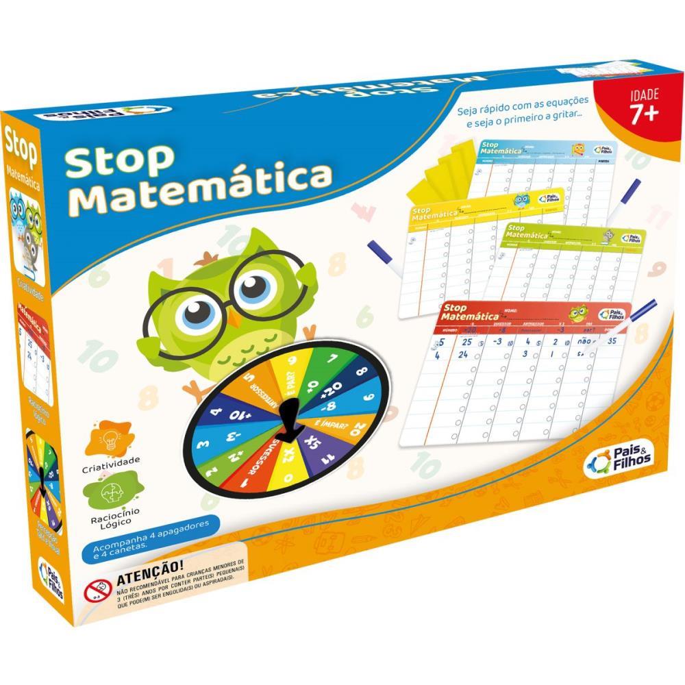 BRINQUEDO DIVERSO STOP MATEMATICA PAIS E FILHOS UNIDADE