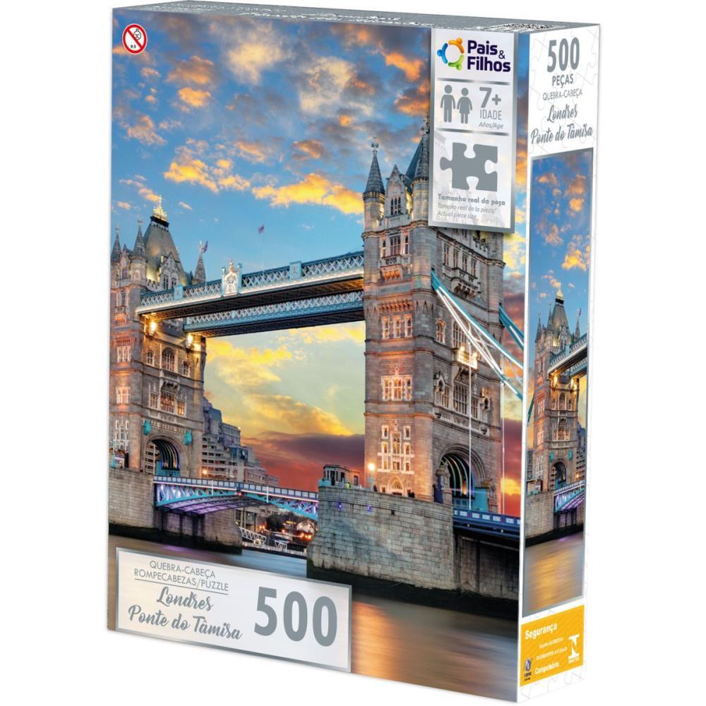QUEBRA-CABECA CARTONADO LONDRES PONTE DE TAMISA 500P PAIS E FILHOS UNIDADE