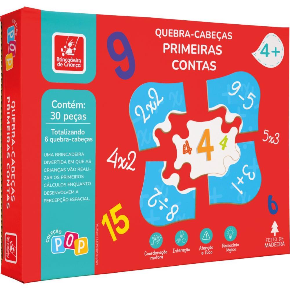 QUEBRA-CABECA MADEIRA PRIMEIRAS CONTAS 30PCS BRINC. DE CRIANCA UNIDADE