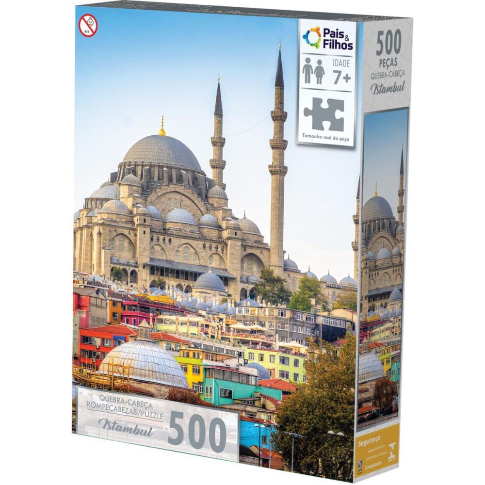 QUEBRA-CABECA CARTONADO ISTAMBUL 500 PECAS PAIS E FILHOS UNIDADE
