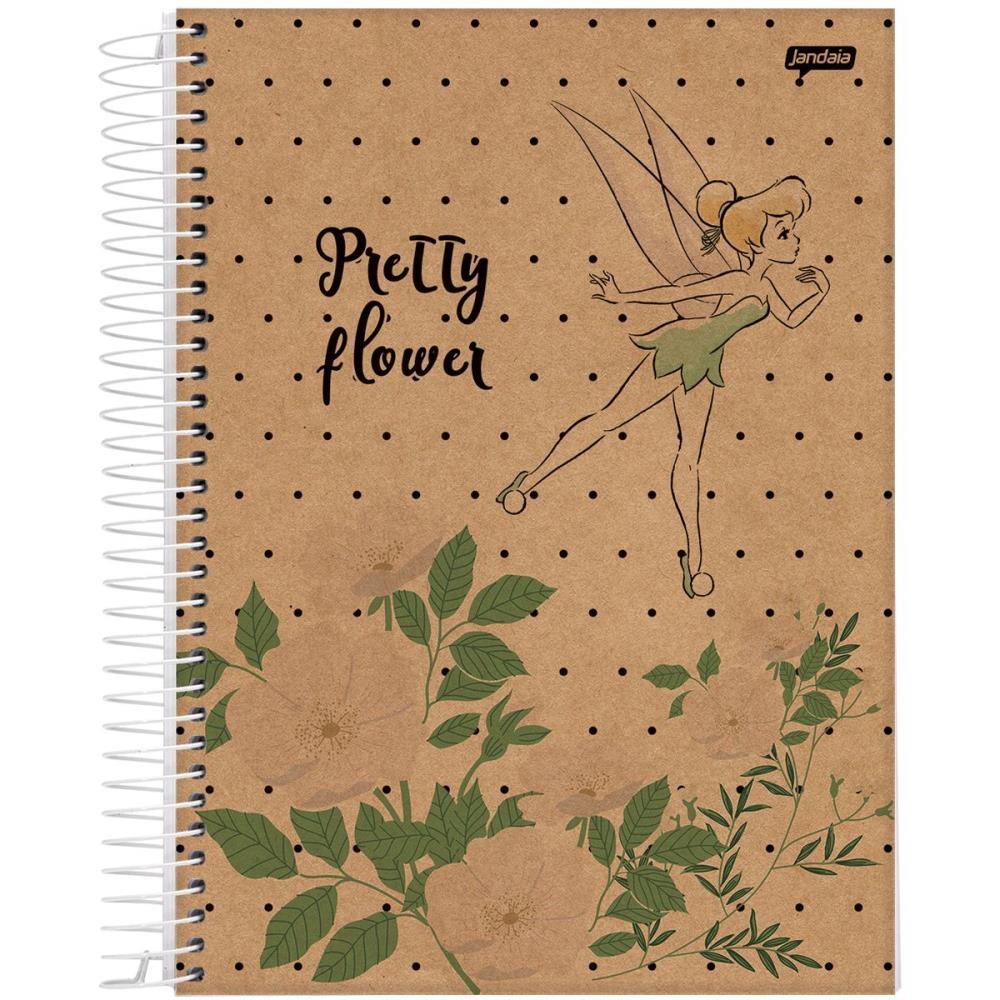 CADERNO 10X1 CAPA DURA TINKER BELL KRAFT 160FLS. JANDAIA PCT.C/04