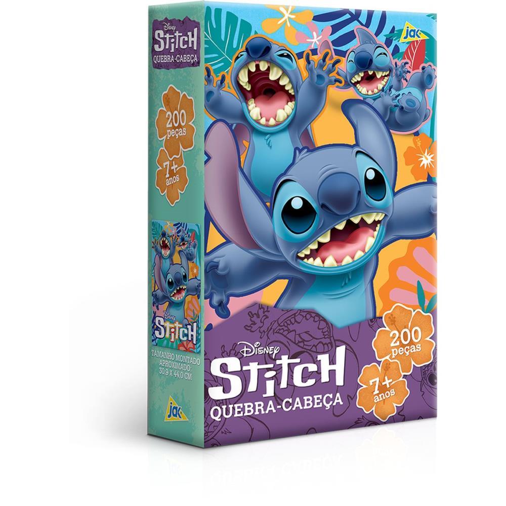 QUEBRA-CABECA CARTONADO STITCH 200 PECAS TOYSTER UNIDADE