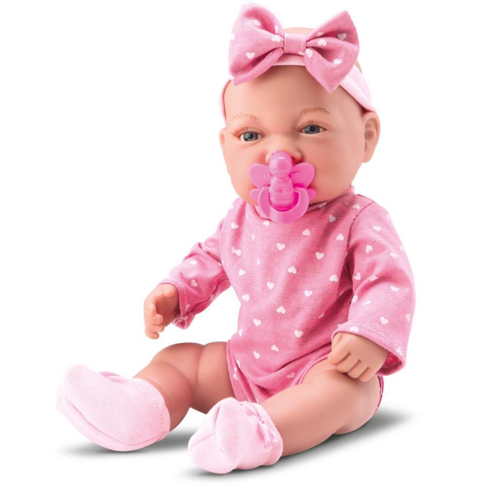 BONECA PRIME BABY VINIL C/ACESSORIOS BEE TOYS UNIDADE