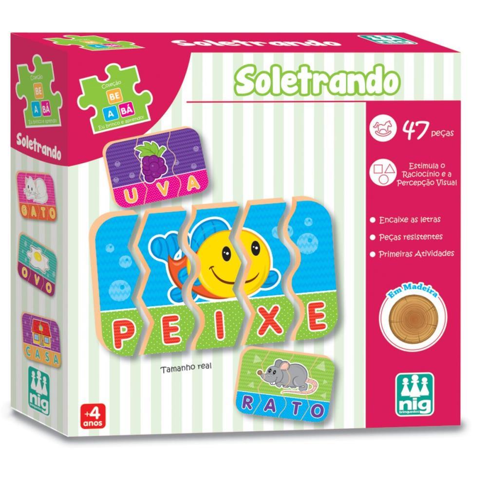 BRINQUEDO EDUCATIVO BE A BA SOLETRANDO NIG BRINQUEDOS UNIDADE