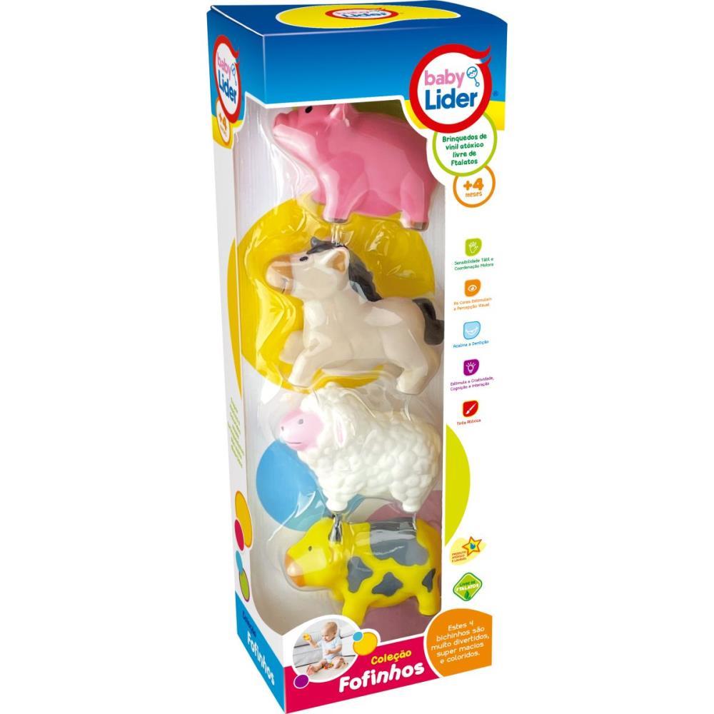 BRINQUEDO PARA BEBE COLECAO FOFINHOS FAZENDINHA LIDER CX.C/04
