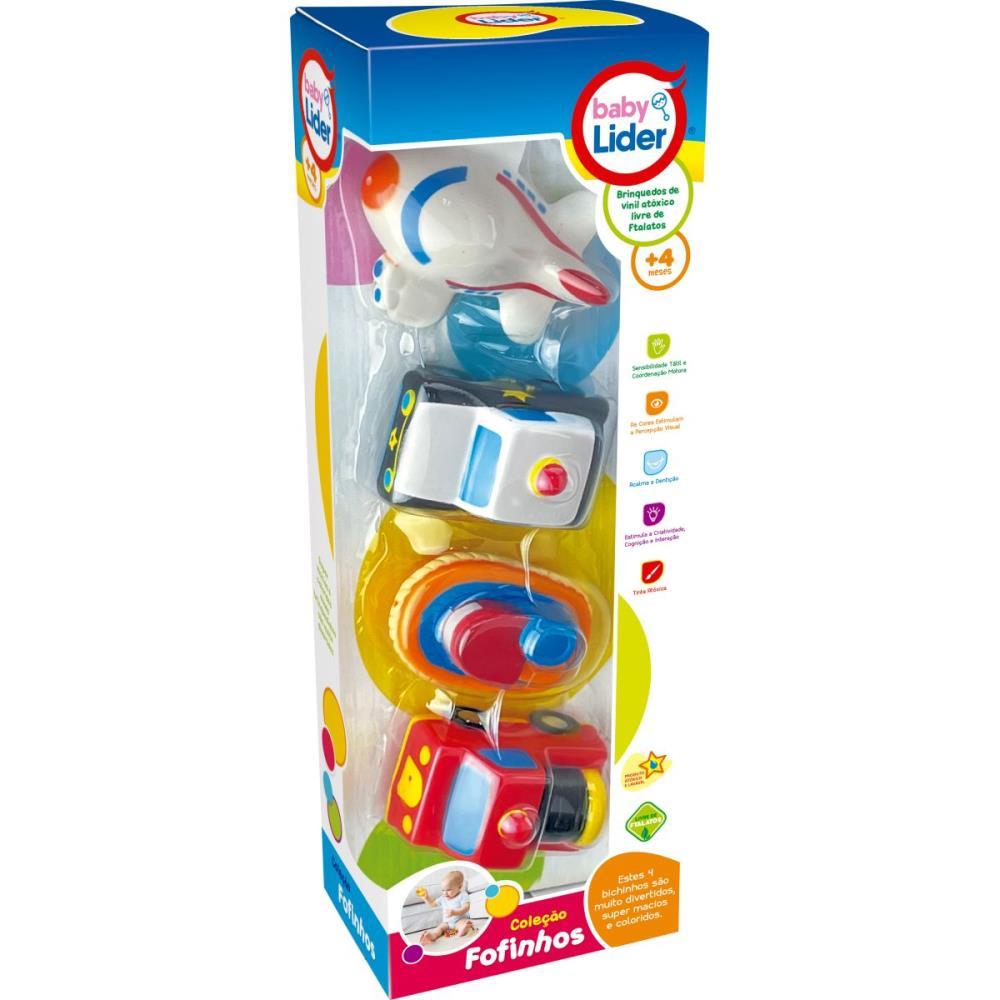 BRINQUEDO PARA BEBE COLECAO FOFINHOS TRANSPORTES LIDER CX.C/04