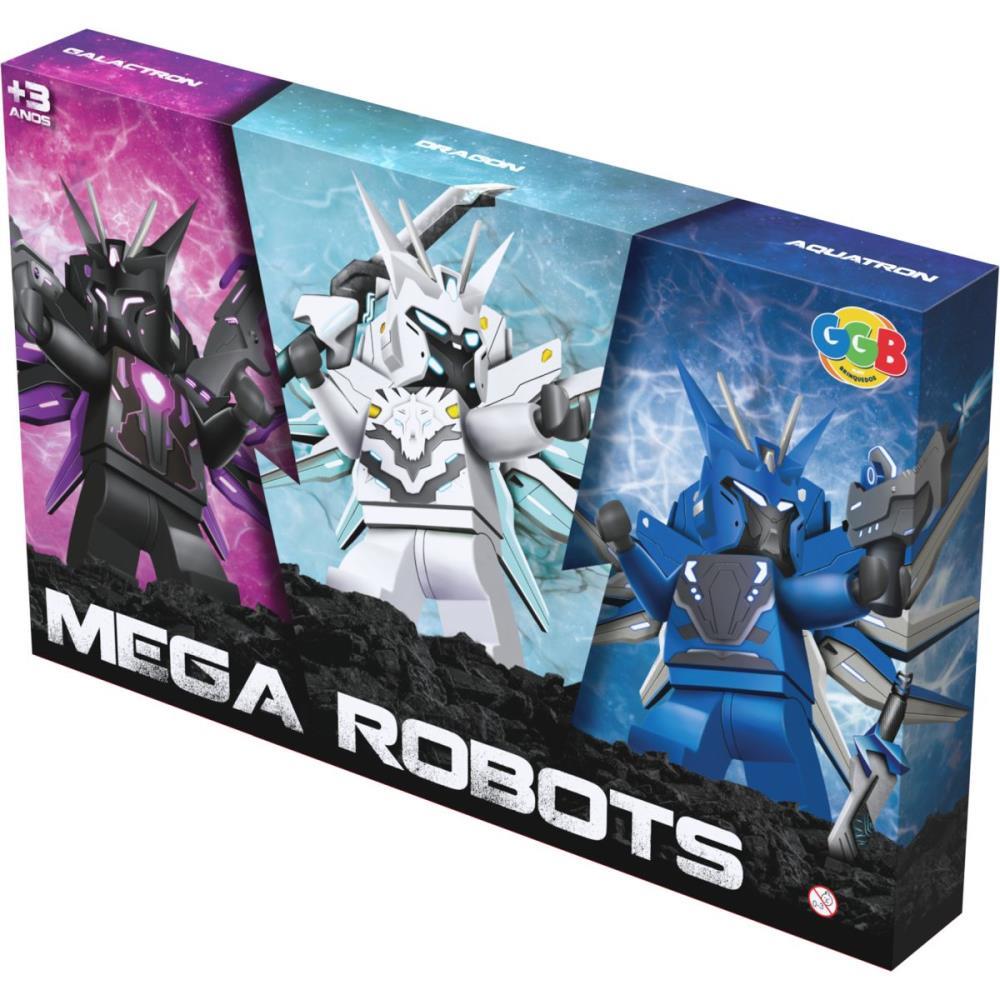 BRINQUEDO PARA MONTAR BONECO MEGA REBOTS C/3UNID. GGB PLAST UNIDADE