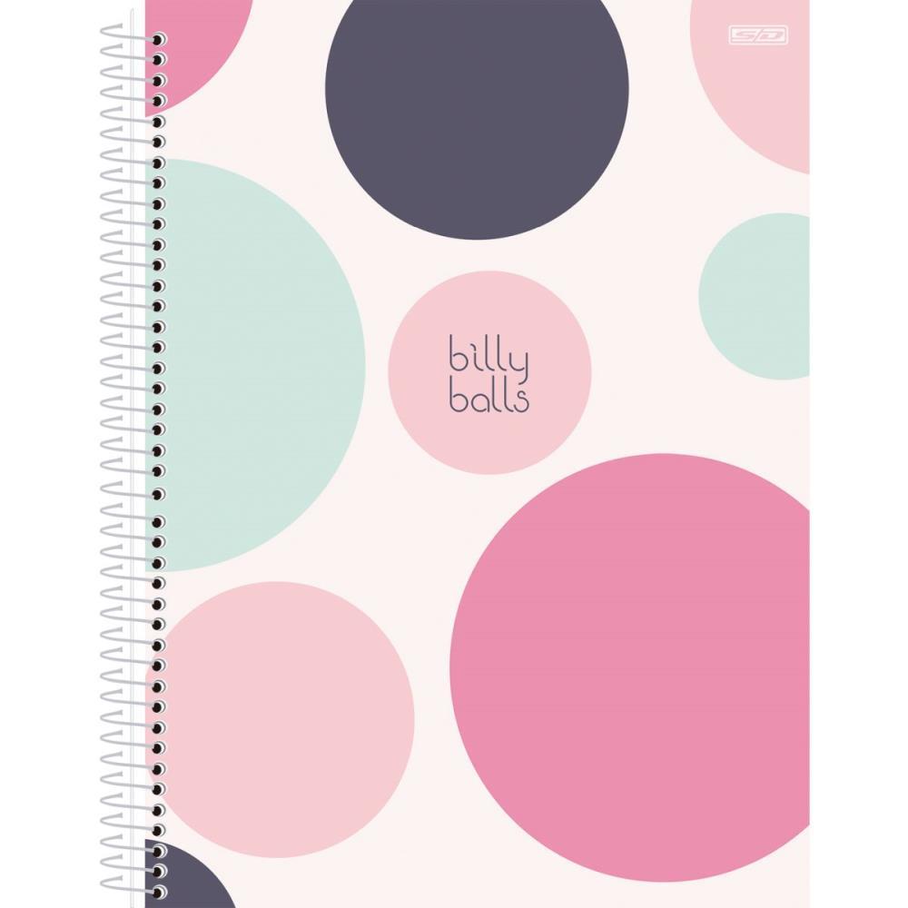 CADERNO 01X1 CAPA DURA BILLY BALLS 80F SD INOVACOES PCT.C/04