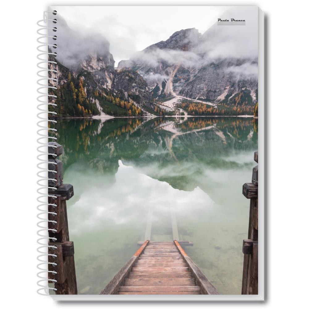 CADERNO 01X1 CAPA DURA NEW 96FLS. PAUTA BRANCA PCT.C/05