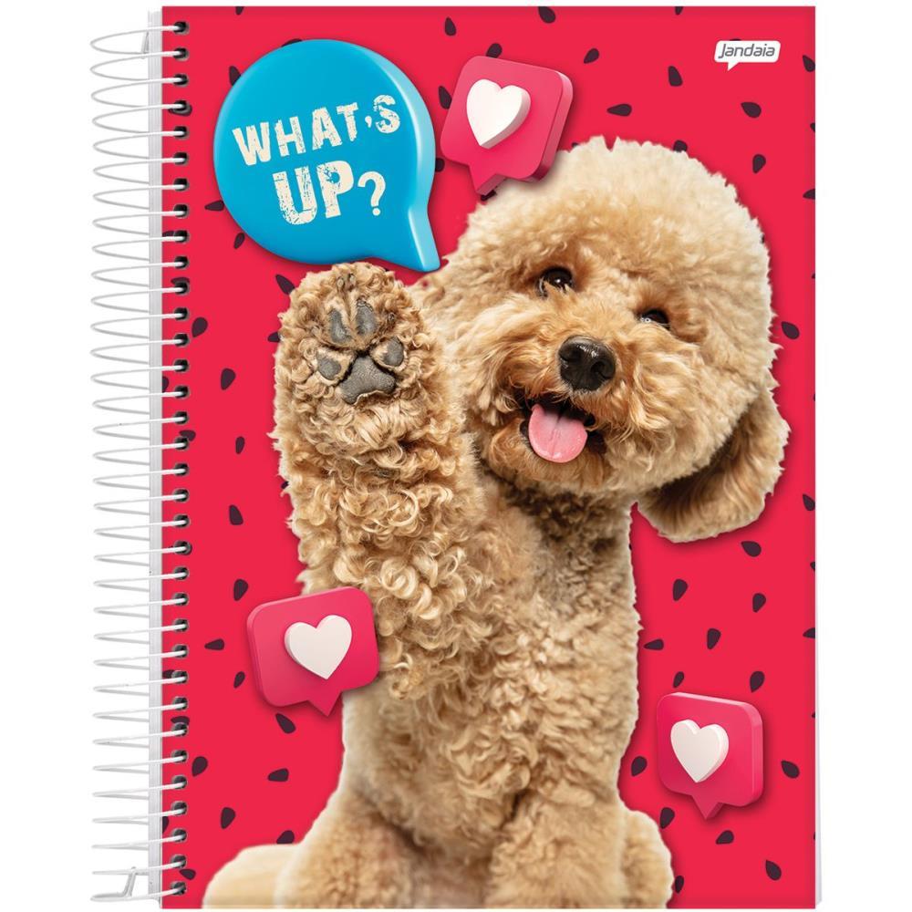 CADERNO 01X1 CAPA DURA PETS LOVE 80FLS. JANDAIA PCT.C/04