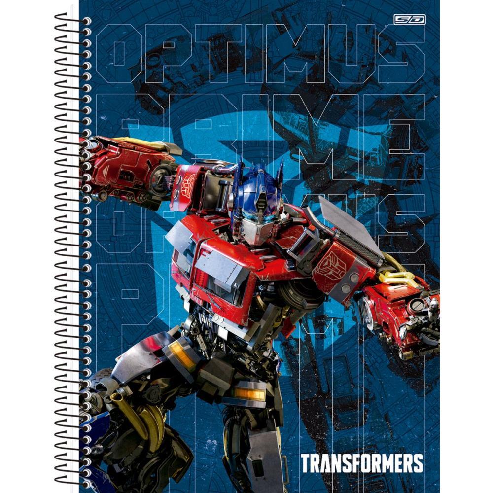 CADERNO 01X1 CAPA DURA TRANSFORMERS 80F SD INOVACOES PCT.C/04