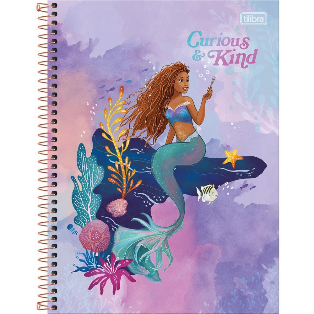 CADERNO 10X1 CAPA DURA A PEQUENA SEREIA 160FLS. TILIBRA PCT.C/04