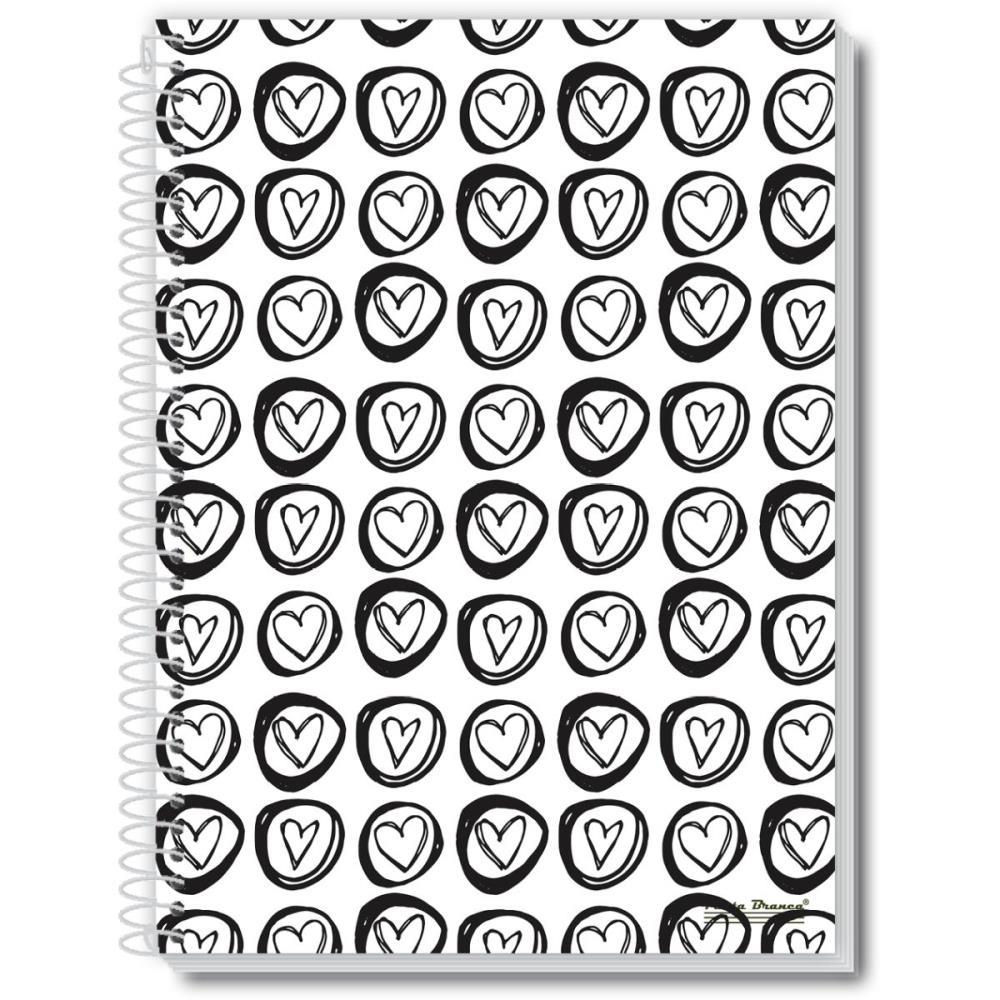 CADERNO 10X1 CAPA DURA LOOP 160FLS. PAUTA BRANCA PCT.C/05