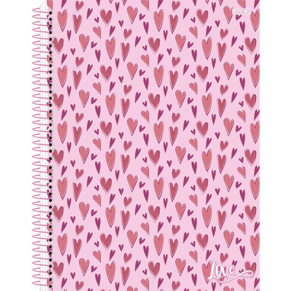 CADERNO 10X1 CAPA DURA LOVE 160F SD INOVACOES PCT.C/04