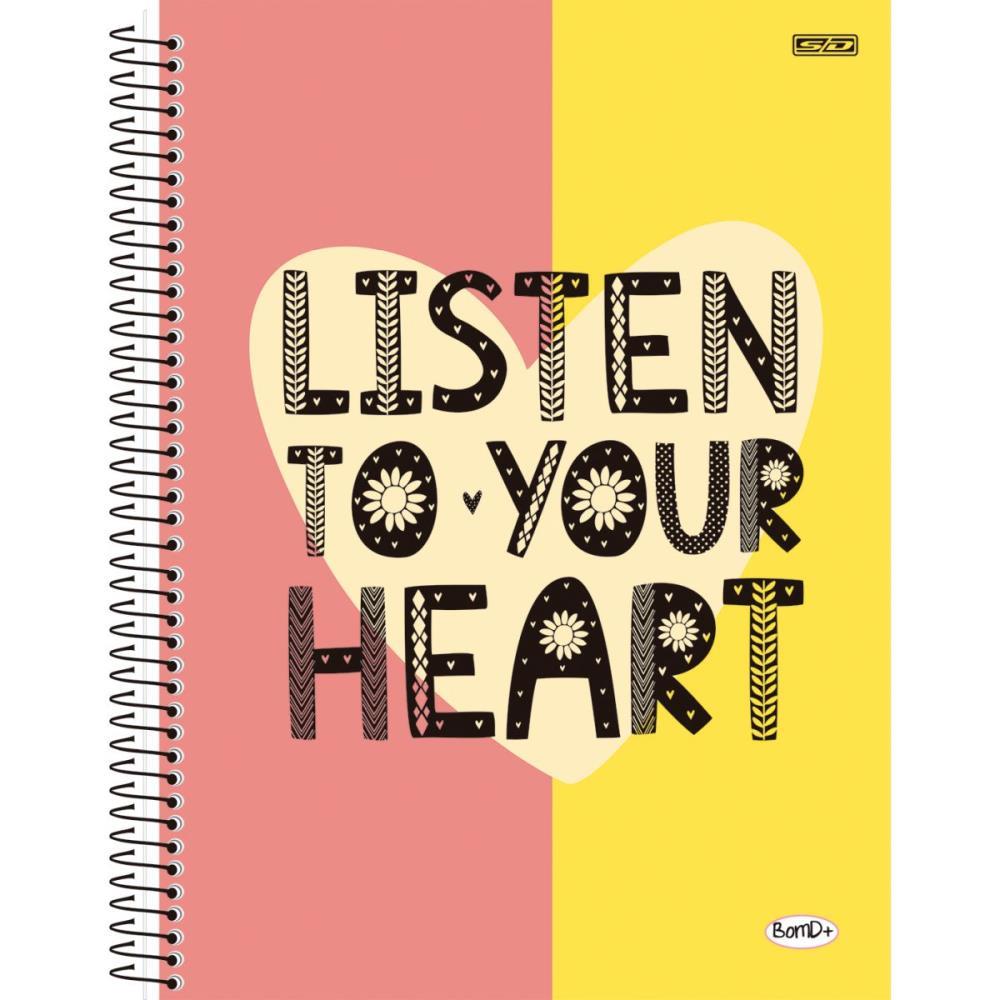 CADERNO 20X1 CAPA DURA BOM D+ FEMININO 320F SD INOVACOES PCT.C/02