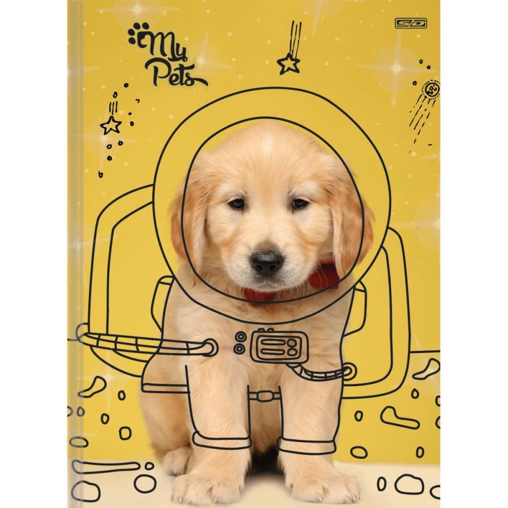 CADERNO BROCHURA 1/4 CAPA DURA MY PETS 80F SD INOVACOES PCT.C/05