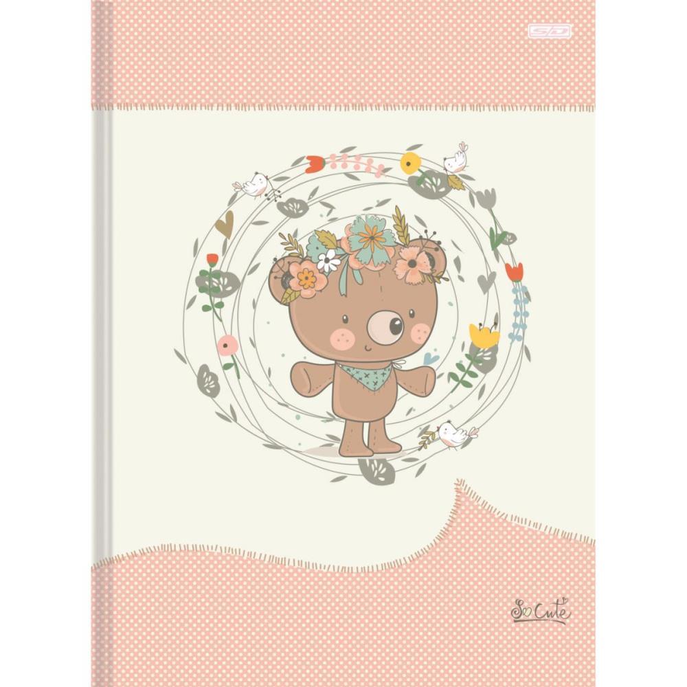 CADERNO BROCHURA 1/4 CAPA DURA SO CUTE 80F SD INOVACOES PCT.C/05