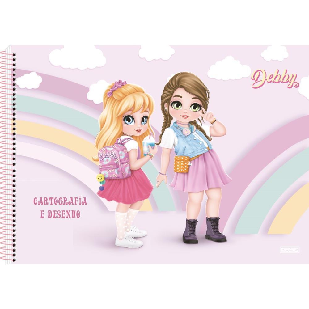 CADERNO DESENHO UNIV CAPA DURA DEBBY 60F SD INOVACOES PCT.C/05