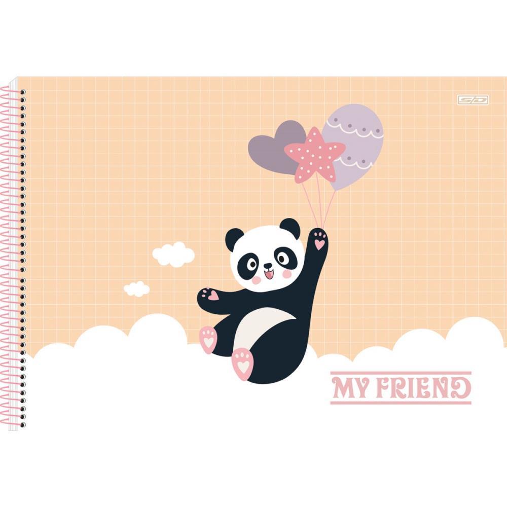 CADERNO DESENHO UNIV CAPA DURA MY FRIEND 60F SD INOVACOES PCT.C/05