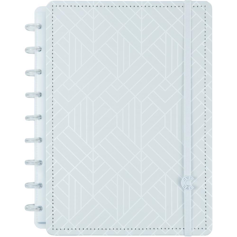 CADERNO INTELIGENTE MEDIO ICE GREY 80FLS CADERNO INTELIGENTE UNIDADE