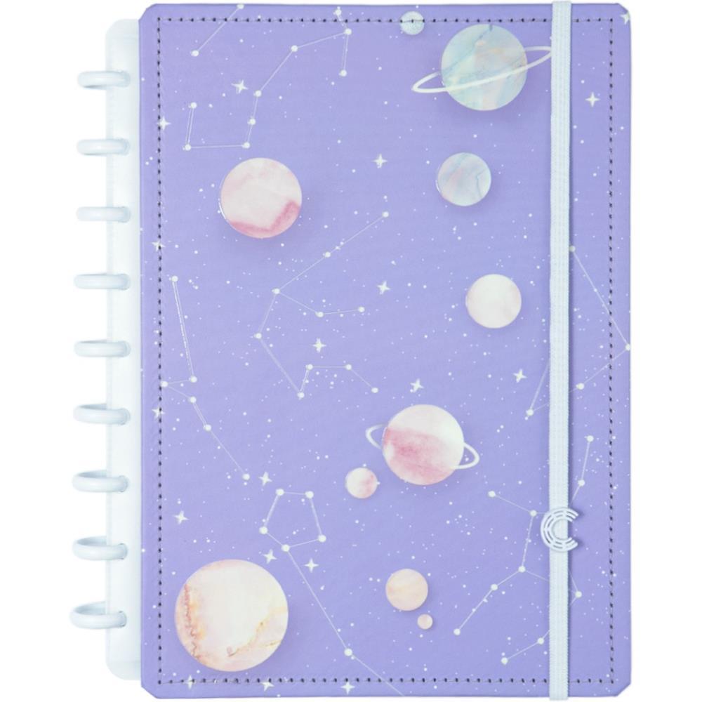 CADERNO INTELIGENTE MEDIO PURPLE GALAXY BY GOCASE 80FLS CADERNO INTELIGENTE UNIDADE