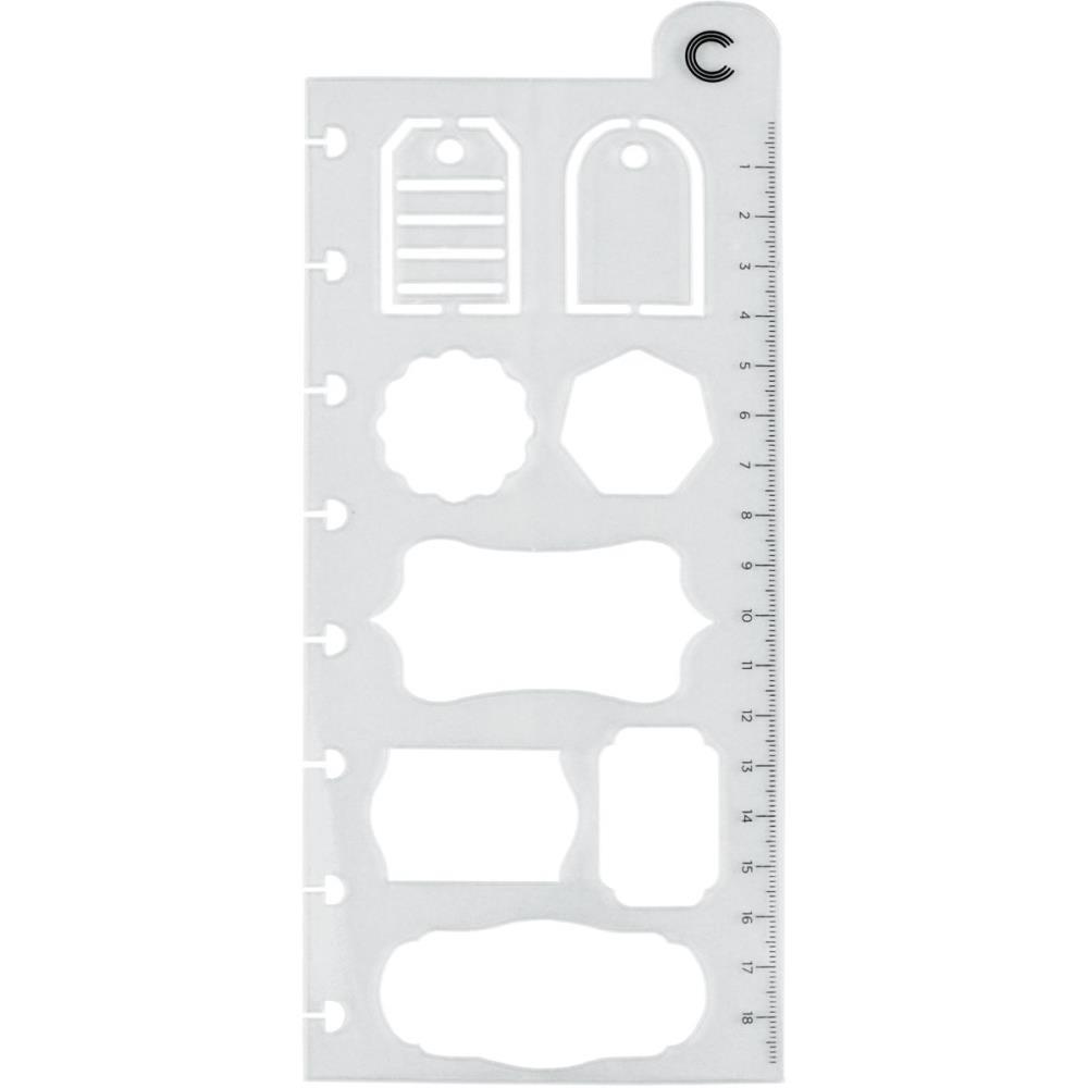 CADERNO INTELIGENTE REGUA STENCIL CRIATIVA 19CM CADERNO INTELIGENTE UNIDADE