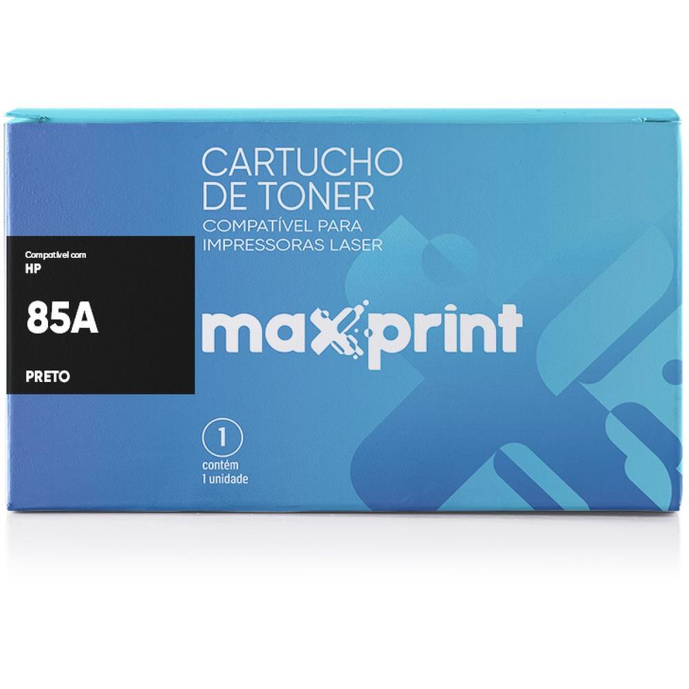 CARTUCHO DE TONER COMP. HP 85A PRETO MAXPRINT UNIDADE