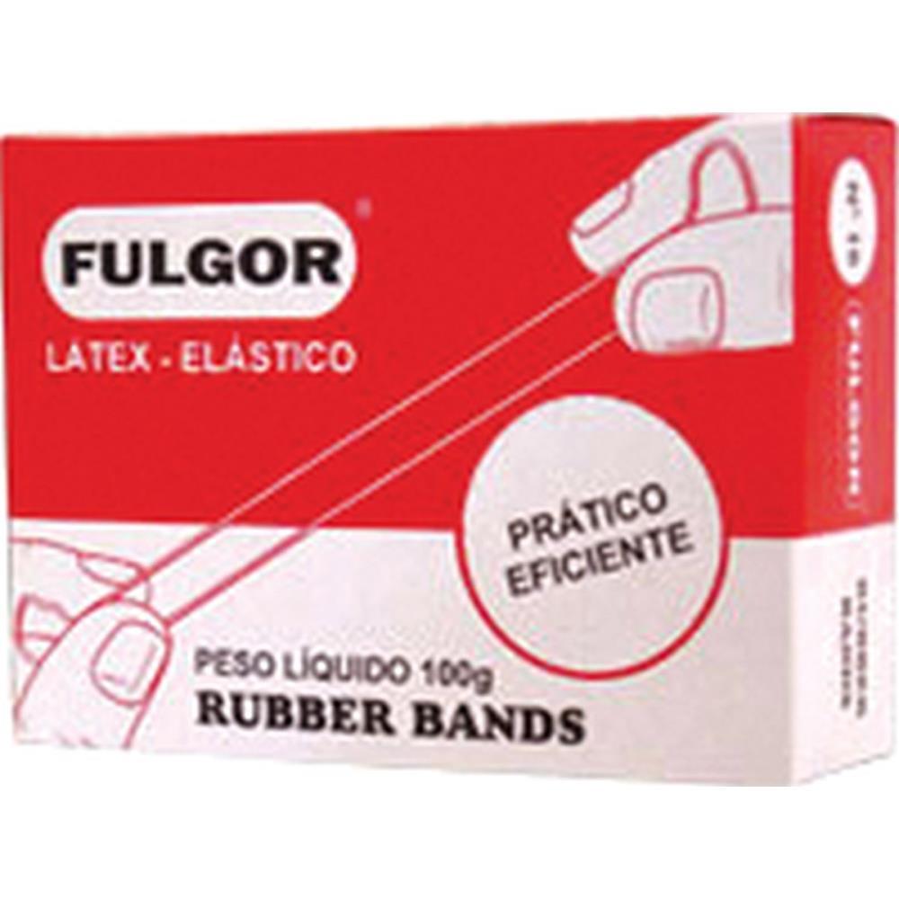 ELASTICO LATEX FINO CHINES N.18 CX/100G FULGOR CAIXA