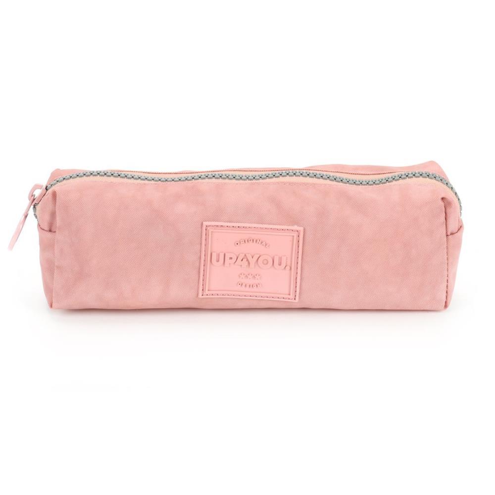 ESTOJO SIMPLES TECIDO UP4YOU CRINKLE NUDE LUXCEL UNIDADE