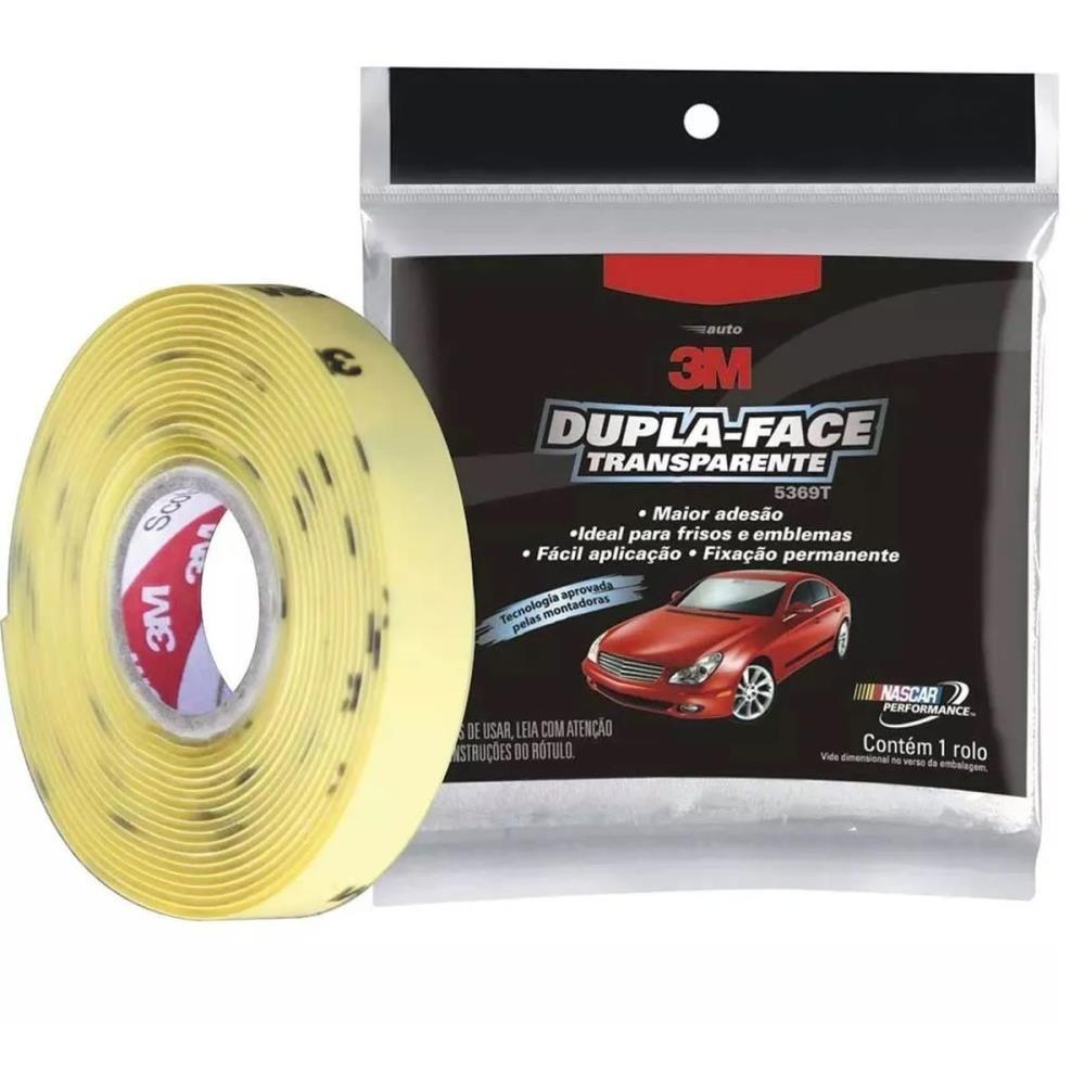 FITA DUPLA FACE FLOW-PACK 19MMX20M AUTO 5369 3M UNIDADE