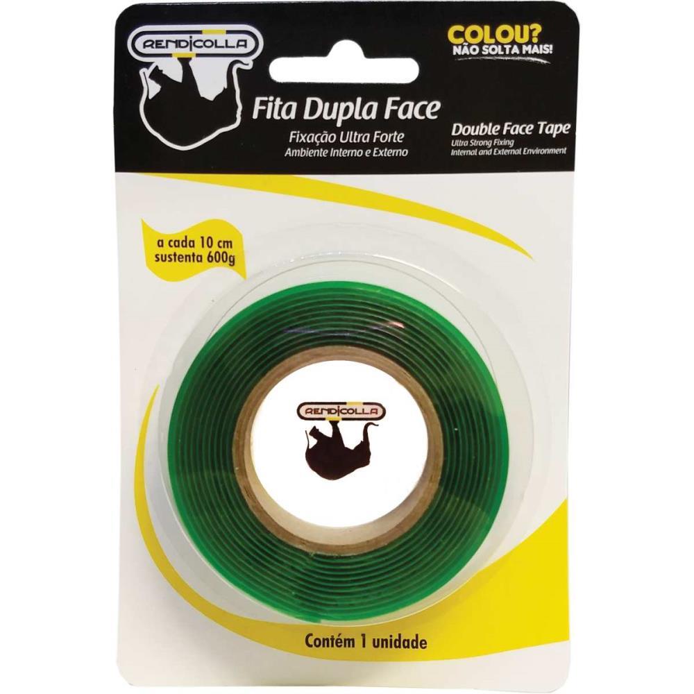 FITA DUPLA FACE MASSA ACRILICA 19MMX2MTS. RENDICOLLA UNIDADE