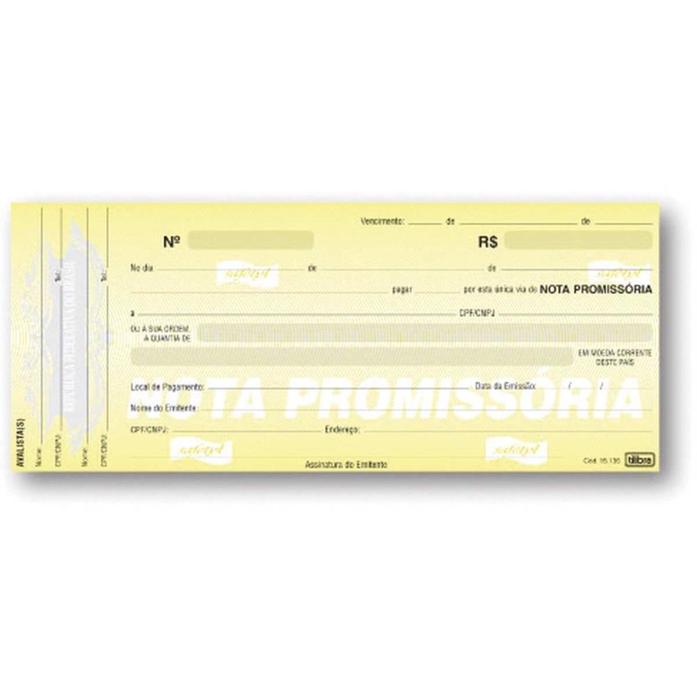 IMPRESSO TALAO NOTA PROMISSORIA 50FLS. TILIBRA PCT.C/20