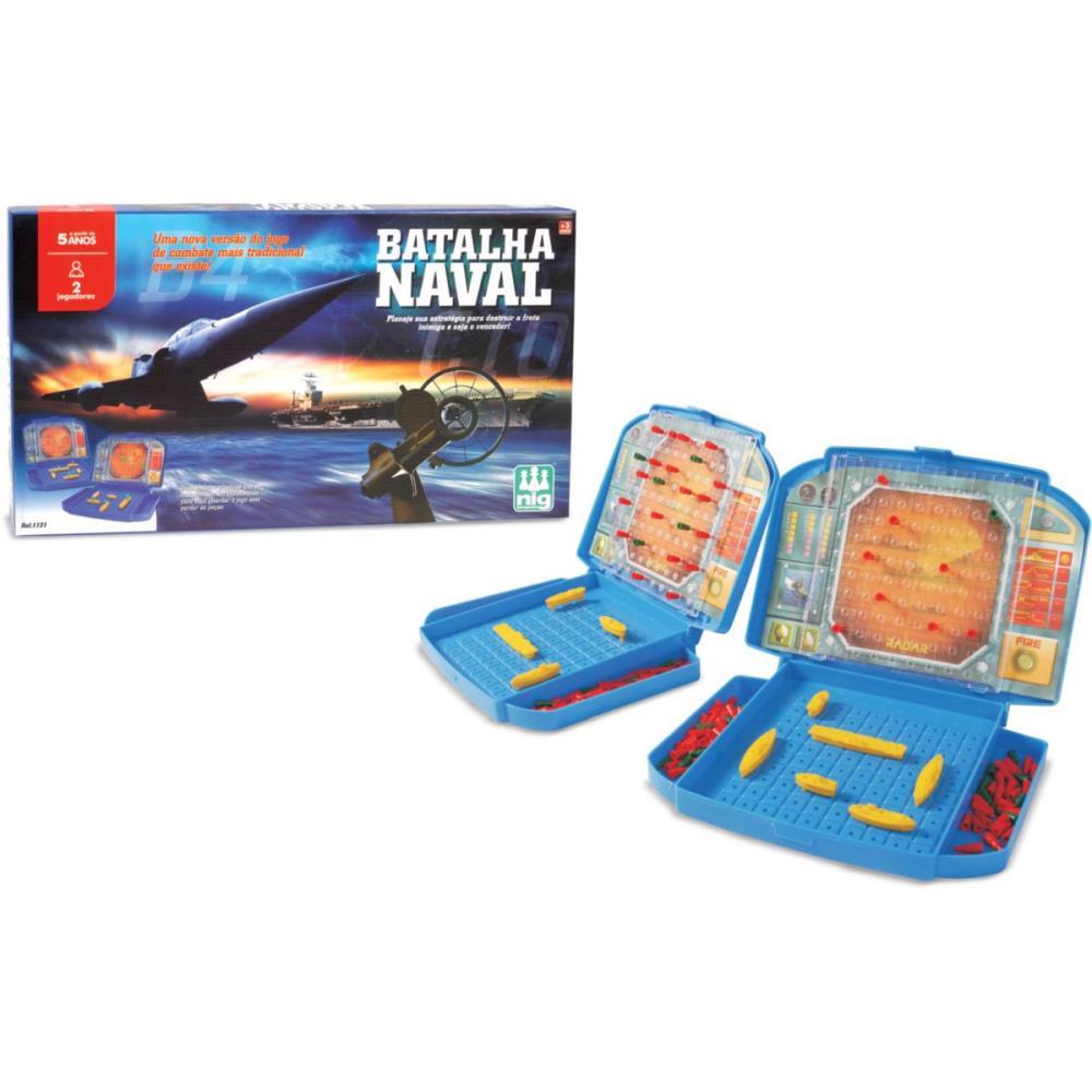 JOGO DE TABULEIRO BATALHA NAVAL BRINQUEDOS NIG UNIDADE