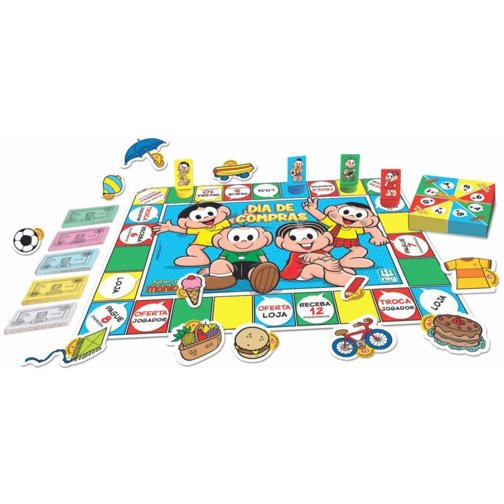 JOGO DE TABULEIRO T. DA MONICA DIA DE COMPRAS NIG BRINQUEDOS UNIDADE