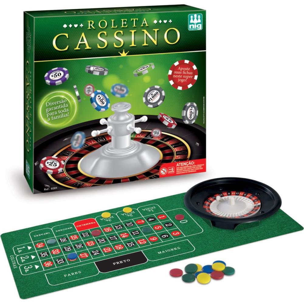 JOGO DIVERSO ROLETA CASSINO BRINQUEDOS NIG UNIDADE