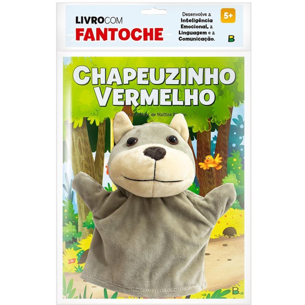 LIVRO BRINQUEDO ILUSTRADO FANTOCHE CHAPEUZINHO VM LOBO TODOLIVRO UNIDADE