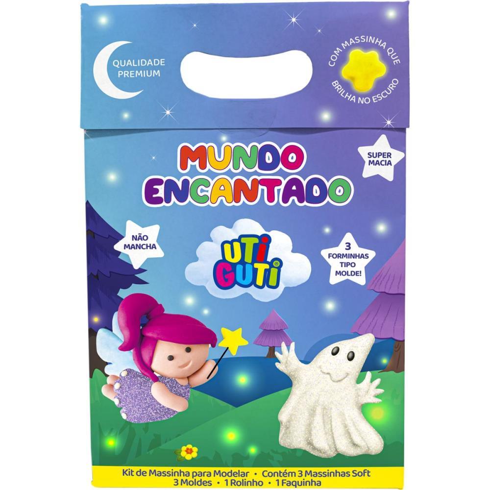 MASSA PARA MODELAR CRIATIVA KIT MUNDO ENCANTADO UTIGUTI 8P CANSON UNIDADE