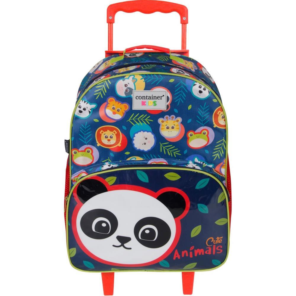 MOCHILA INFANTIL COM RODINHA CONTAINER KIDS ANIMALS G DERMIWIL UNIDADE