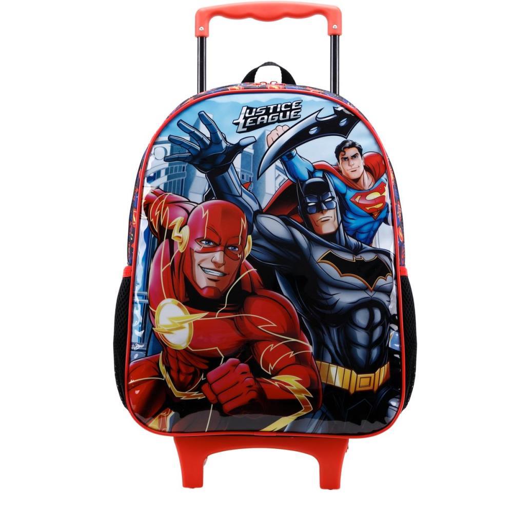 MOCHILA INFANTIL COM RODINHA LIGA DA JUSTICA X1 XERYUS UNIDADE