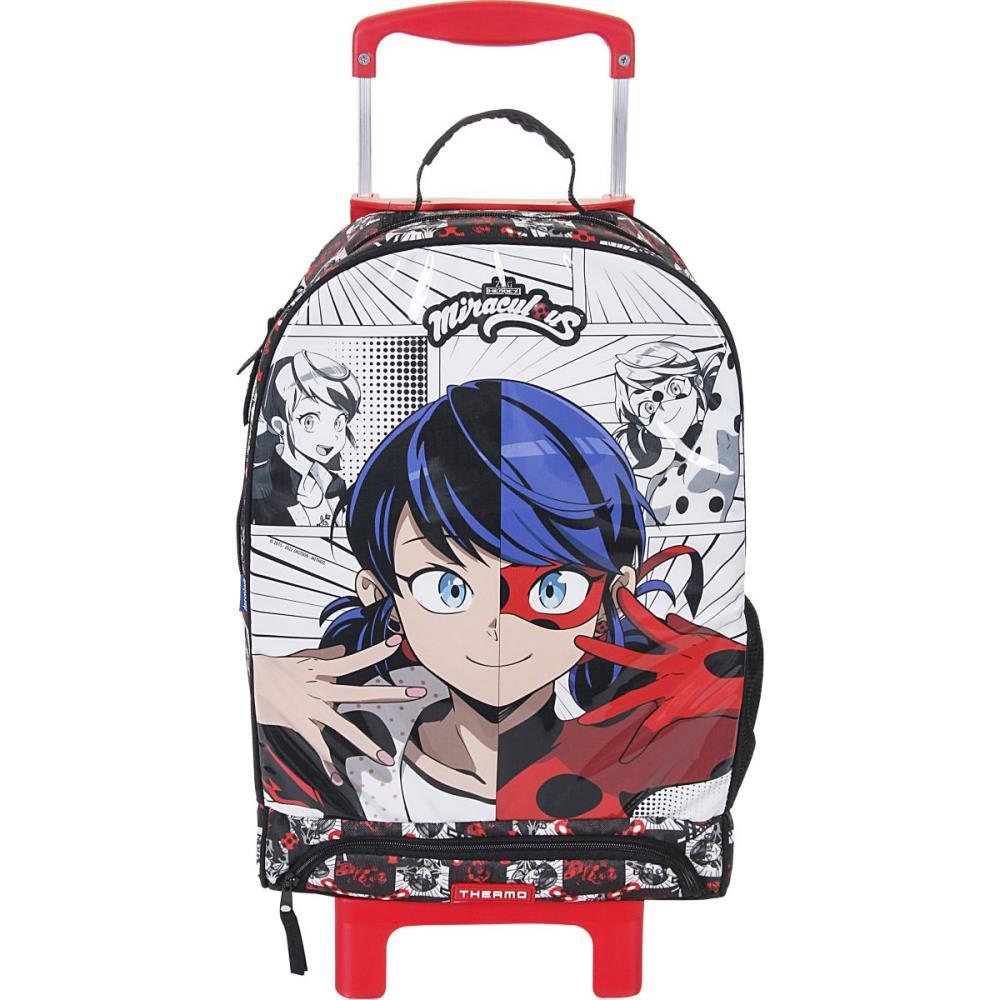 MOCHILA INFANTIL COM RODINHA MIRACULOUS THERMO G DERMIWIL UNIDADE