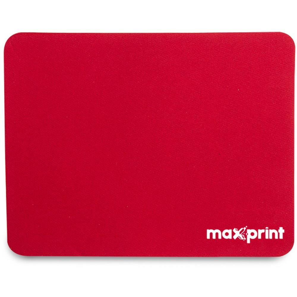 MOUSE PAD TECIDO VERMELHO 22X18CM MAXPRINT UNIDADE