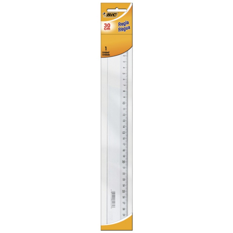Régua Bic Cristal 30Cm