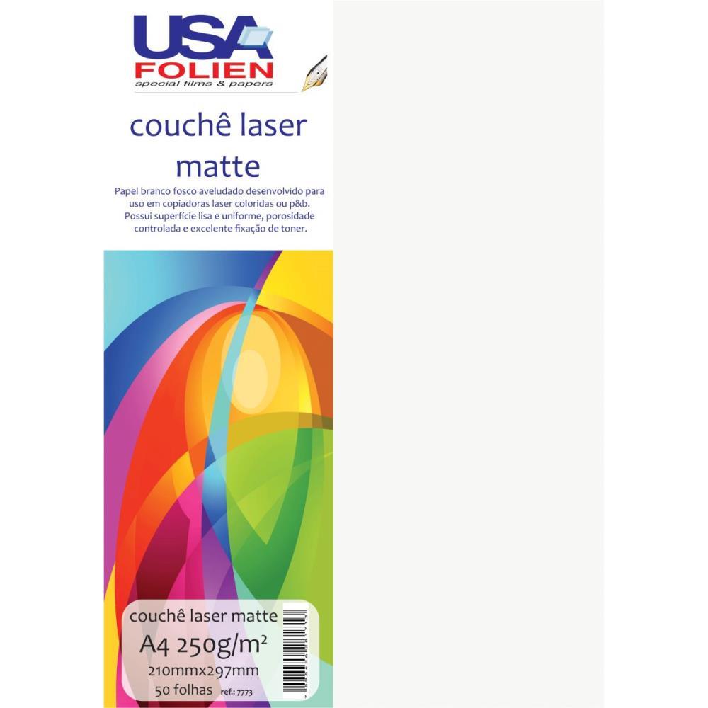 PAPEL A4 COUCHE GLOSSY 250G USA FOLIEN PCT.C/50