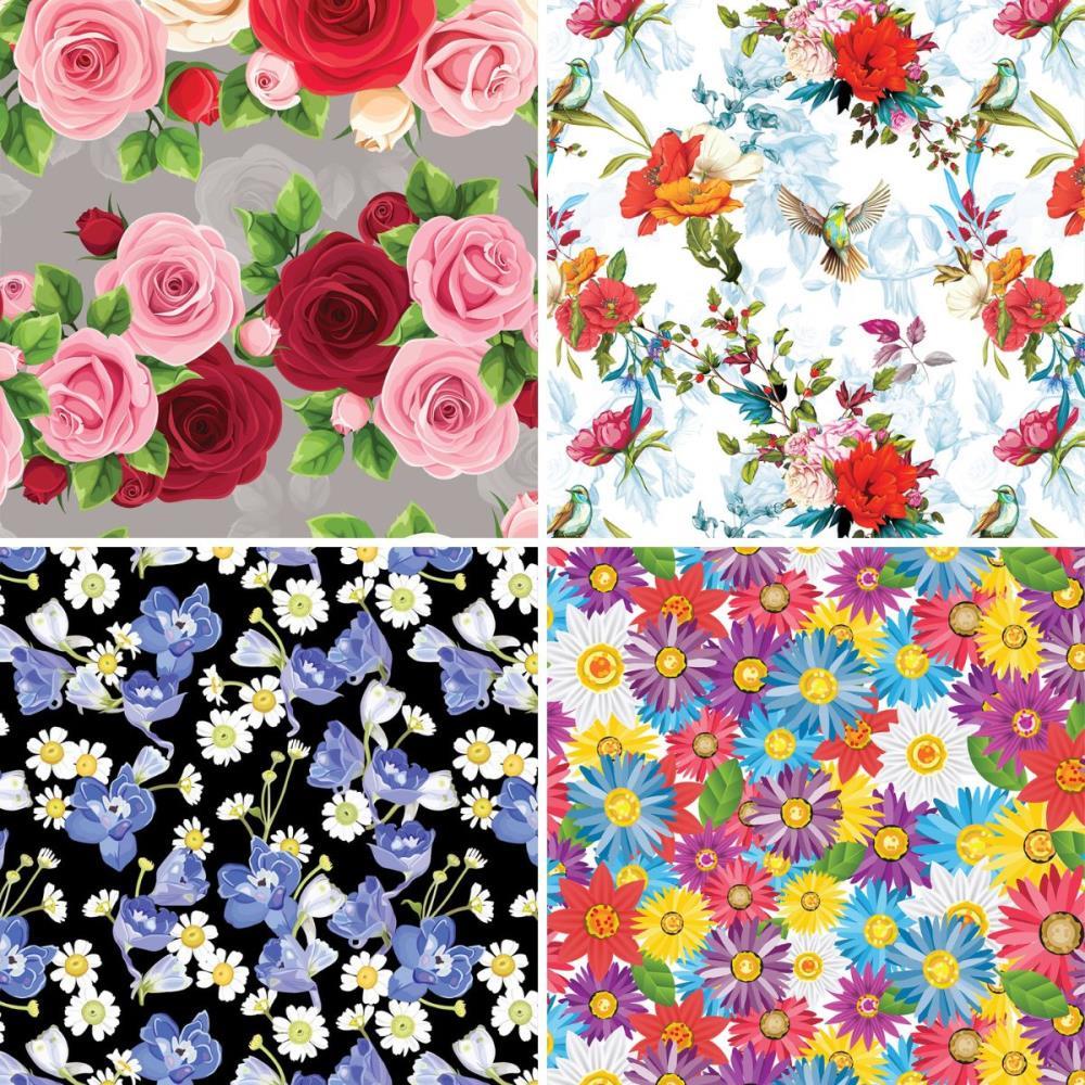 PAPEL PRESENTE 50X60CM COUCHE FANTASIA FEMININO I 4MOD.(S) GESSELE PCT.C/40