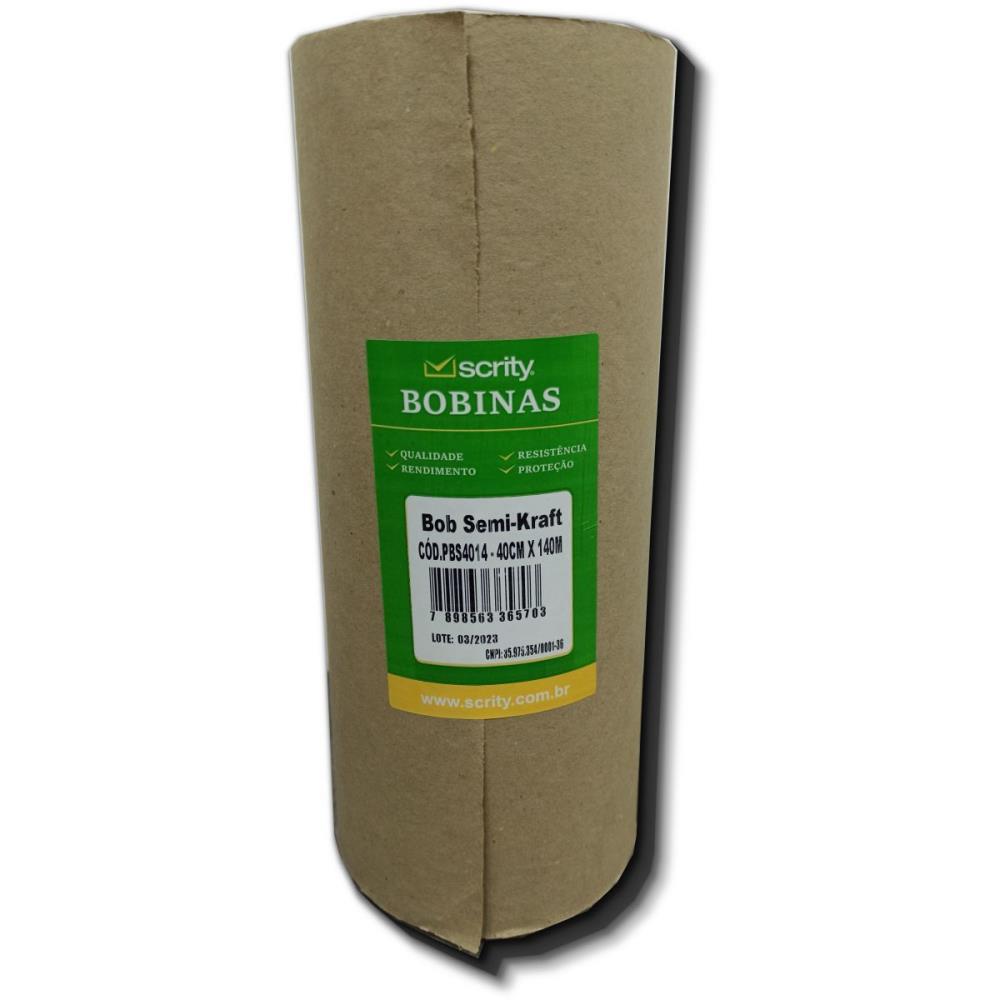 PAPEL SEMI KRAFT BOBINA 120CM X 140M 60G. SCRITY BOBINA