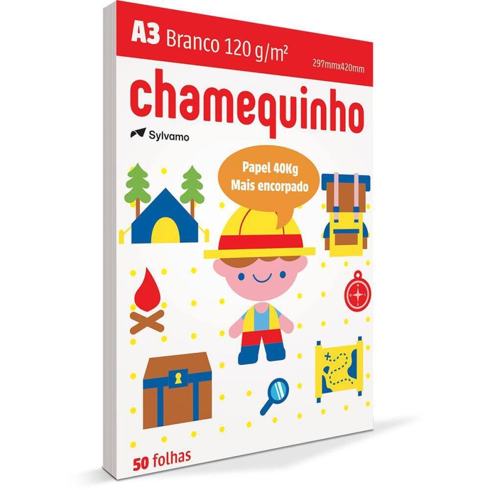 PAPEL SULFITE A3 CHAMEQUINHO 120GR CHAMEX PCT.C/50