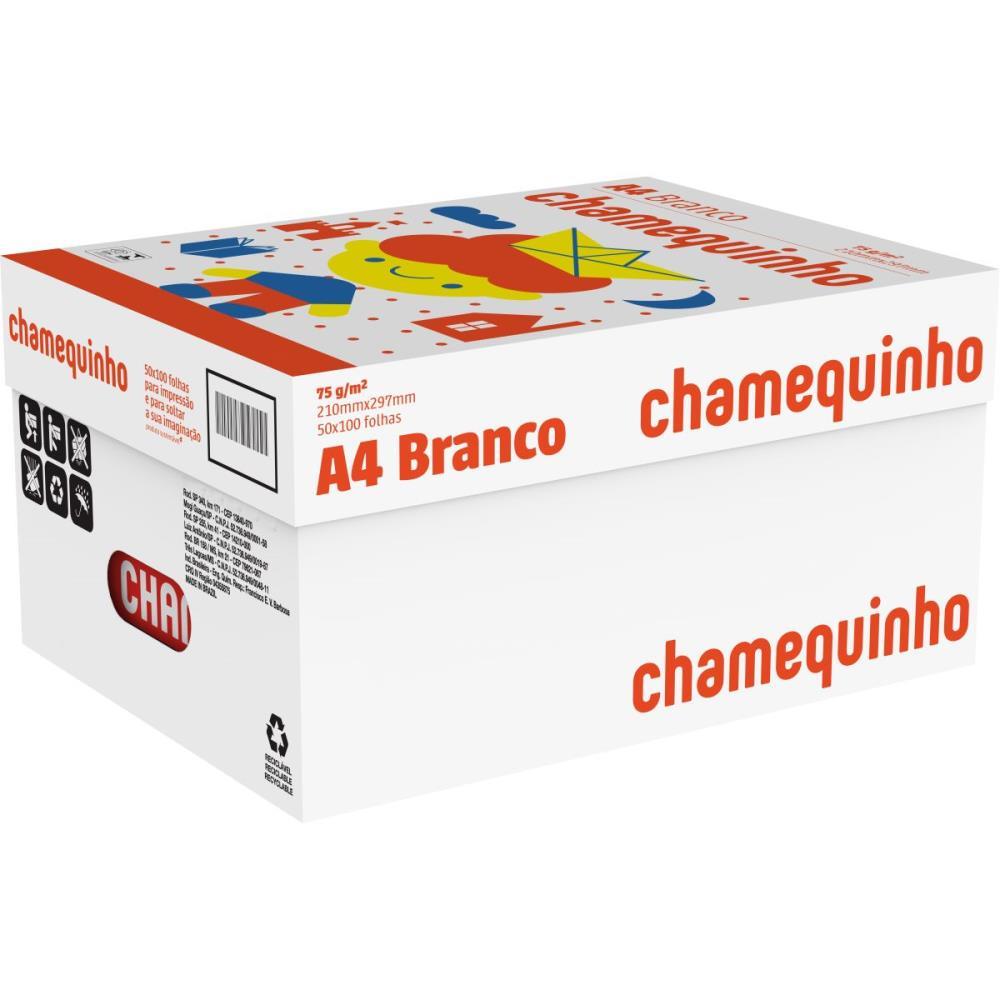 PAPEL SULFITE A4 CHAMEQUINHO 75G.BCO C/100F INTERNATIONAL PAPER CX.C/50