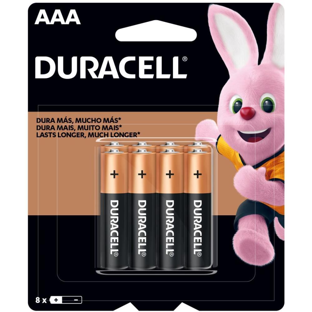 PILHA ALCALINA PALITO AAA DURACELL BL.C/08