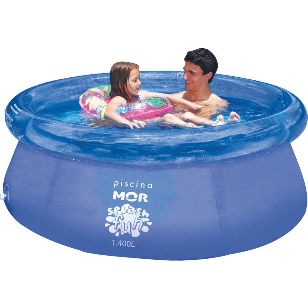 PISCINA 1400L REDONDA SPLASH FUN MOR UNIDADE
