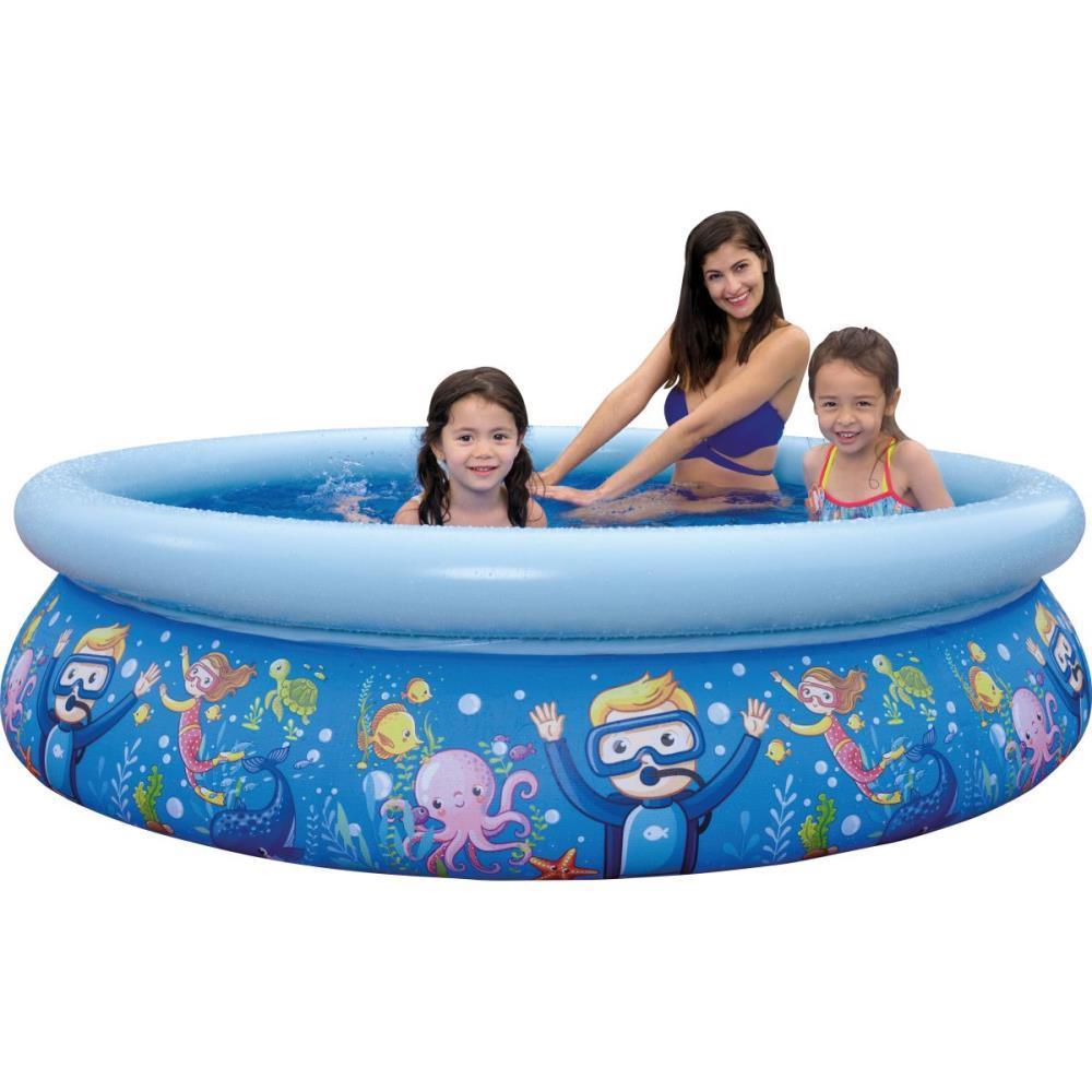 PISCINA 855L REDONDA 3D SEA WORLD POOL JILONG UNIDADE